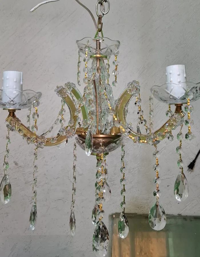 Candil estilo Maria Teresa mini 3 Luces